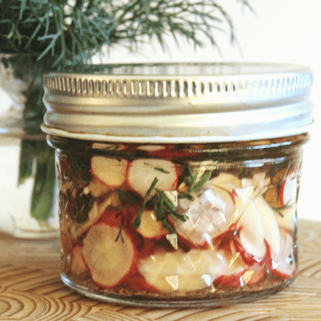 Dill Pickled Radishes