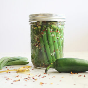 Spicy Pickled Green Beans