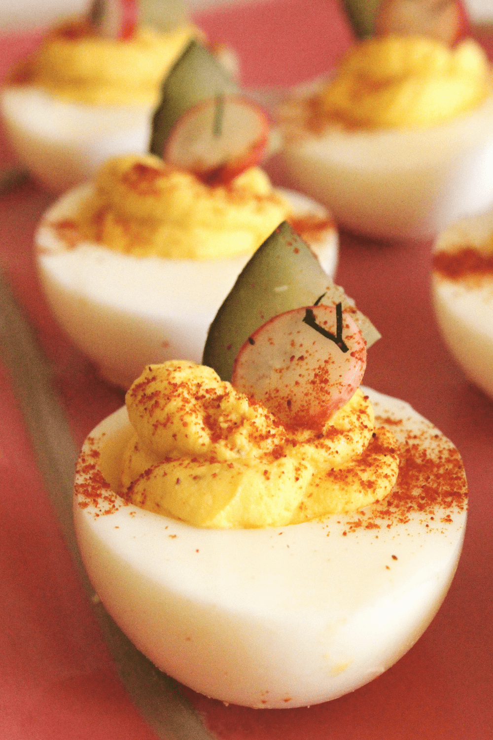 Yogurt Deviled Eggs - Savored Joy