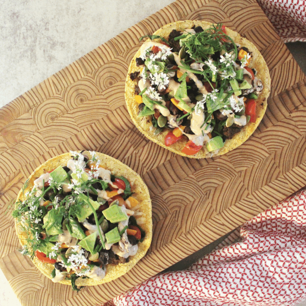 Mexican TortillasPizzas with Mushroom Pan Sausage