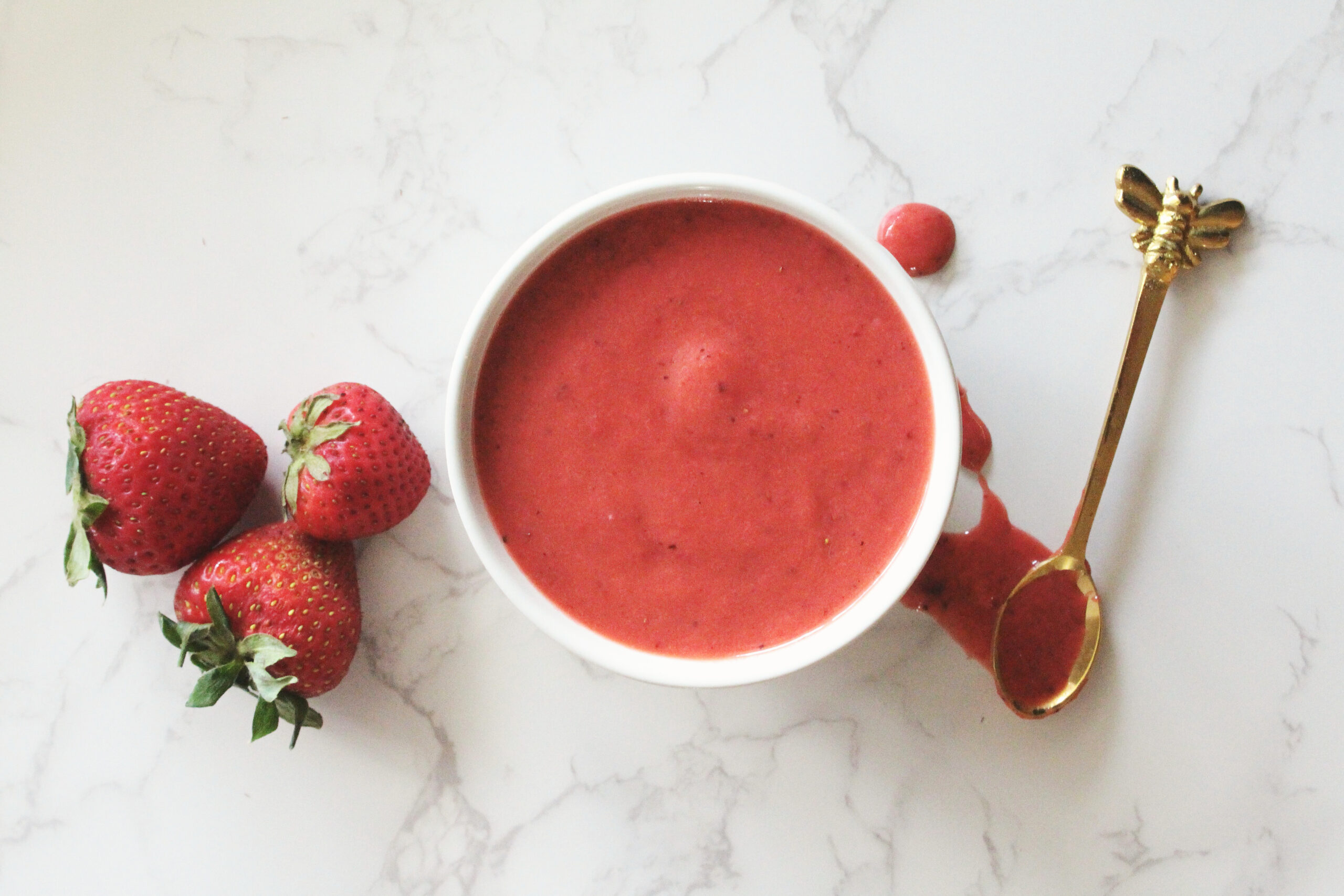 Grilled Strawberry Purée
