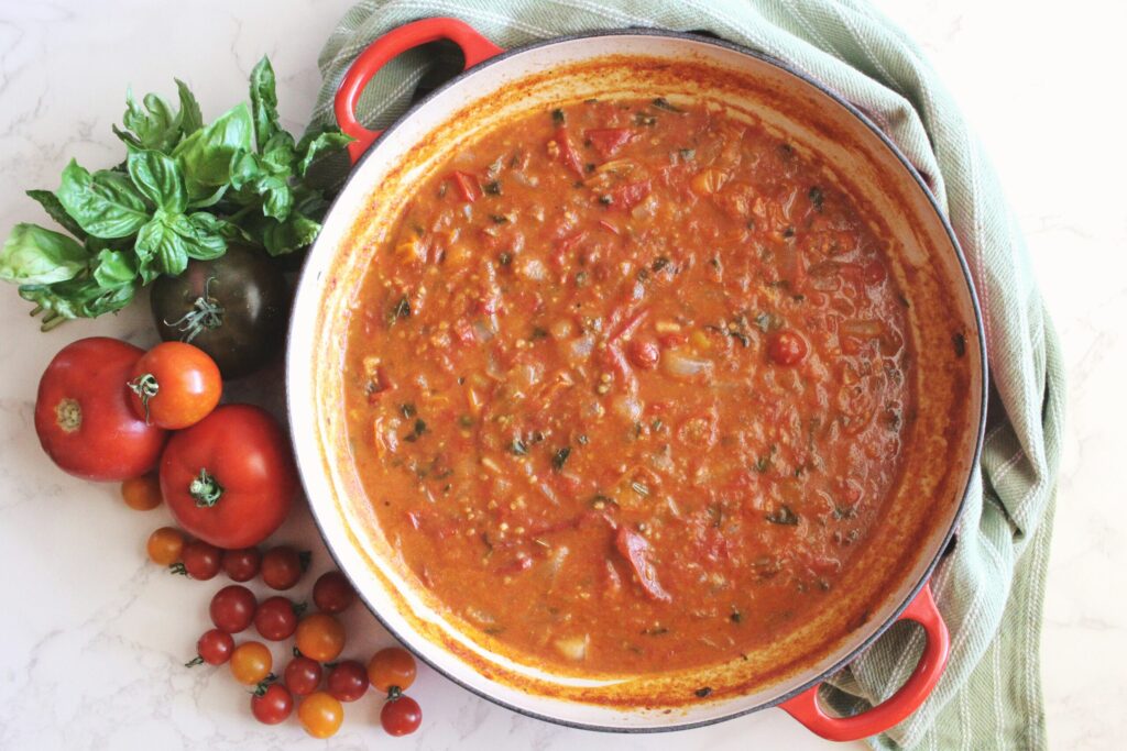 Quick Marinara Pan Sauce