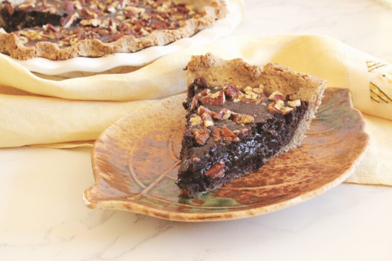 Fudge Pie with Warm Spices