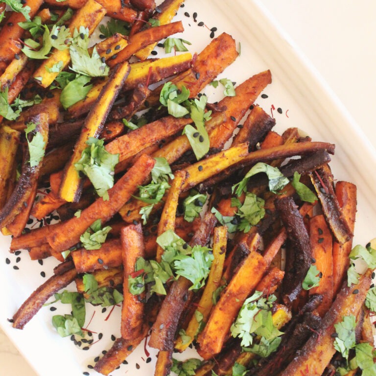 Miso glazed carrots